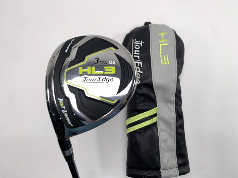 Tour Edge Hot Launch 3 3 Fairway Wood 15.5* Kuro Kage Black 60g Stiff Mens LH HC