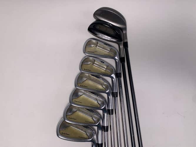 Wishon Golf 560mc Forged Hybrid Iron Set 3-PW Wilson Graphite & Steel Mens RH