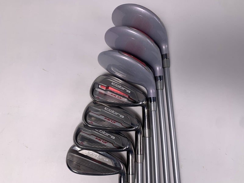 Cobra MAX Hybrid Iron Set 4-PW+SW Max 50g Ladies Graphite Womens RH