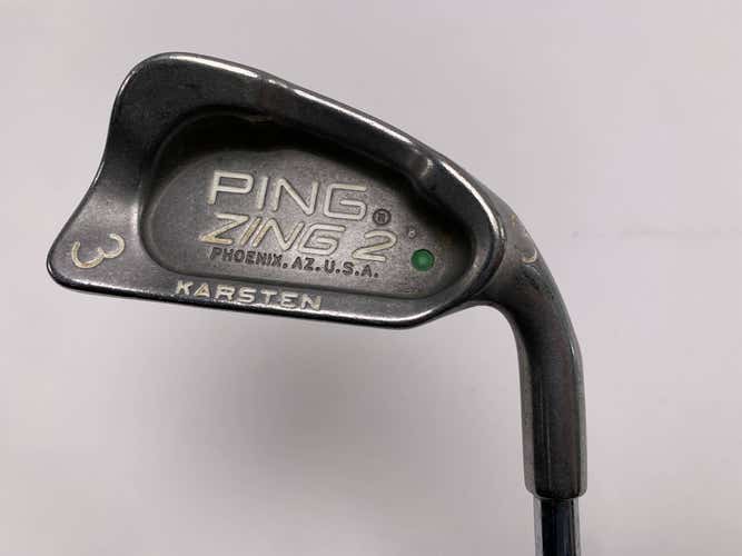 Ping Zing 2 Single 3 Iron Green Dot 2* Up Karsten Regular Steel Mens RH