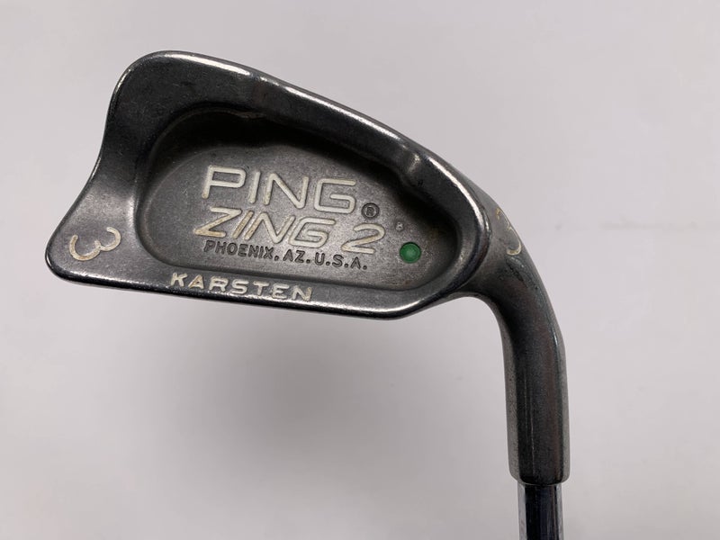 Ping Zing 2 Single 3 Iron Green Dot 2* Up Karsten Regular Steel Mens RH