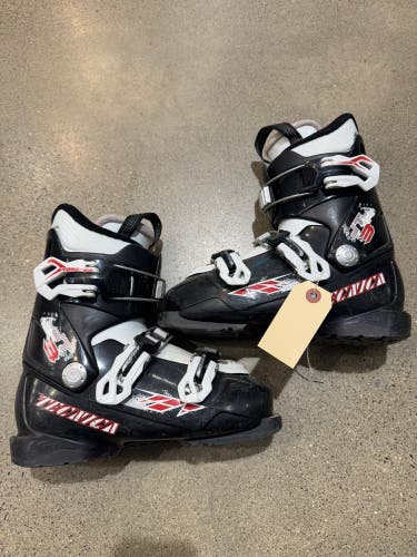 Mondo 23 & 23.5 Kid's Tecnica JT3 JR | All Mountain Ski Boots Soft Flex (Used)
