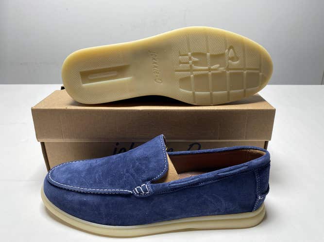 Johnnie-O Malibu Moccassin 2.0 Casual Shoes Blue Men's SZ 10.5 (JMFW1700)