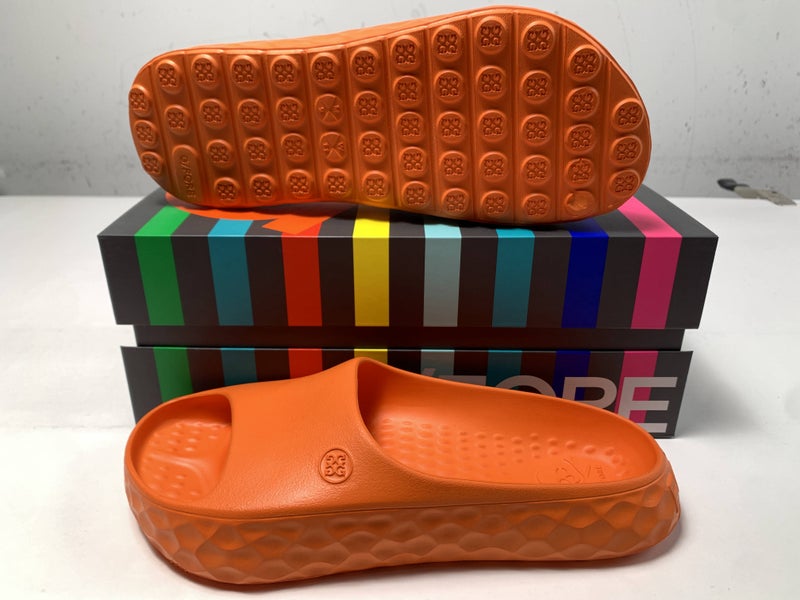 G/Fore G/Slide Street Shoes Orange Men's SZ 9 (G4MS22F26)