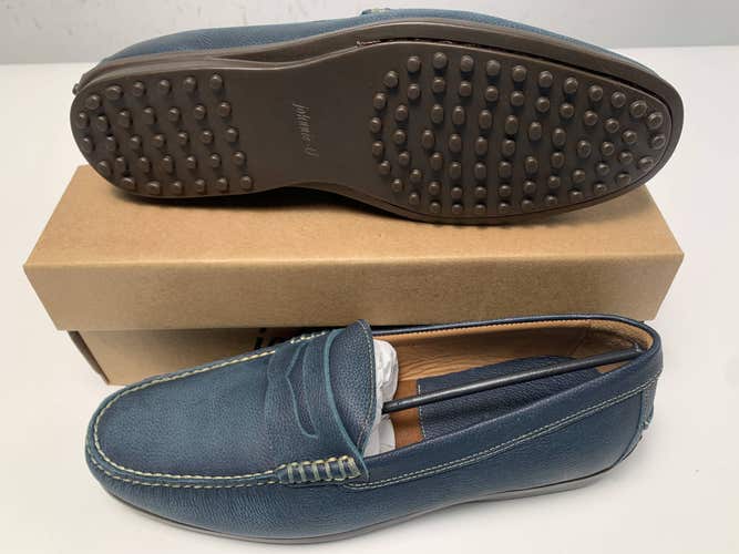 Johnnie-O Loafer Casual Shoes Blue Men's SZ 11.5 (JMFW1570)
