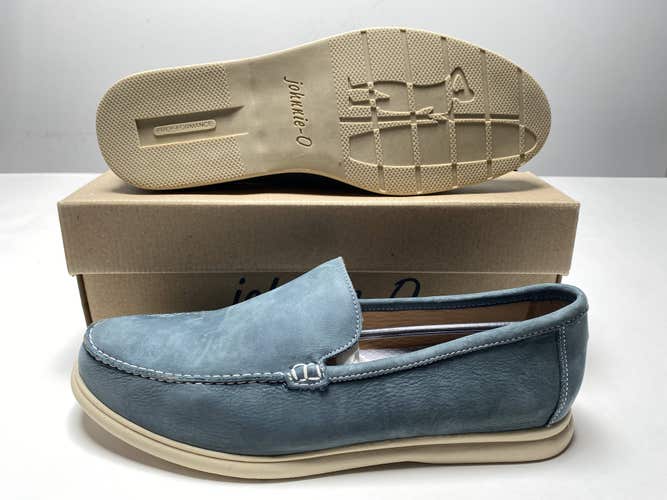 Johnnie-O Malibu Moccassin Casual Shoes Blue Men's SZ 11 (JMFW1100)