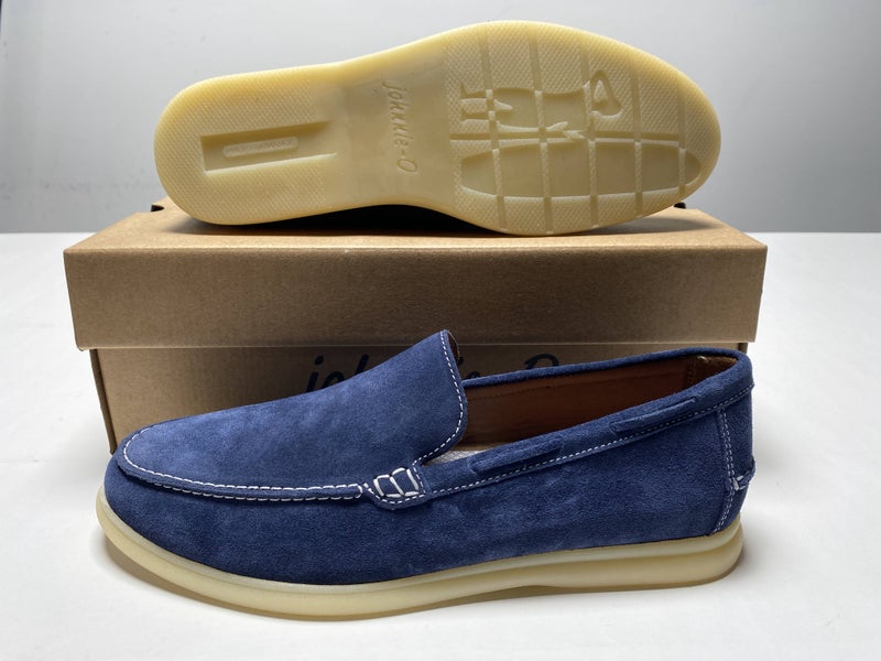 Johnnie-O Malibu Moccassin 2.0 Casual Shoes Blue Men's SZ 9 (JMFW1700)