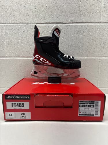 2021 CCM JetSpeed FT485 Hockey Skates Wide Width Size 5.5 (New)