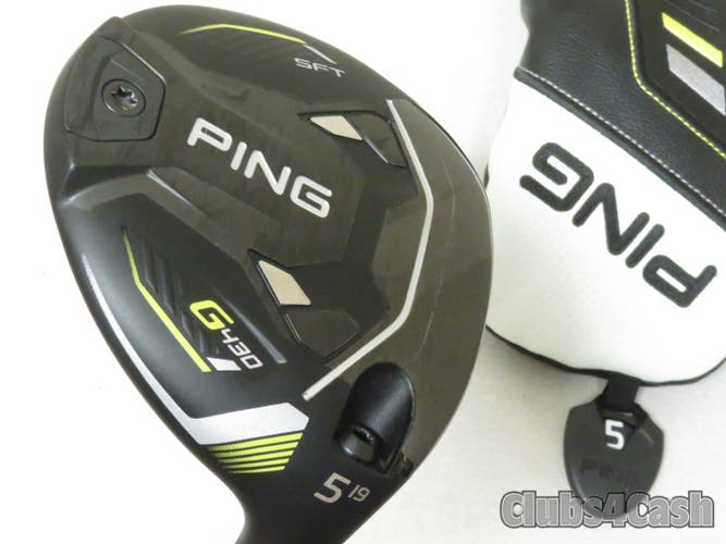PING G430 SFT Fairway 19 5 Wood Alta CB 65 Black Regular Flex +Cover .. MINT