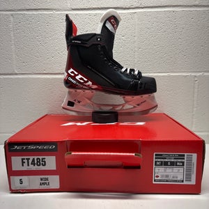 2021 CCM JetSpeed FT485 Hockey Skates Wide Width Size 5 (New)