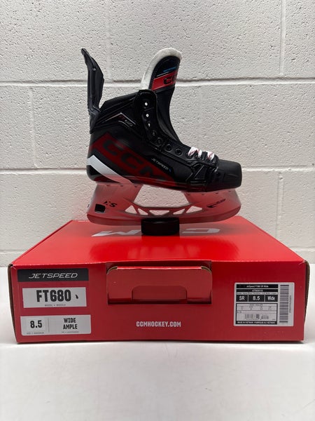 2023 CCM Jetspeed FT680 Hockey Skates Wide Width 8.5 (New)
