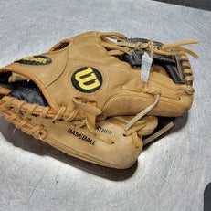 Used Wilson DEFENDER 11.5 BB/SB Glove RH Throw Brown 11 1/2" 11497-S000153619