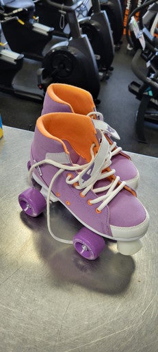 Used Pacer 5 Junior Roller Quad Skates Purple Junior 05 11497-S000153590
