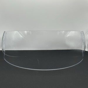 Bauer Pro Stock Hockey Helmet Straight Cut Visor Half Shield  Decal Residue