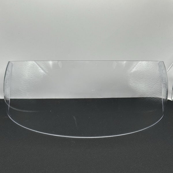 Bauer Pro Stock Hockey Helmet Straight Cut Visor Half Shield  Decal Residue