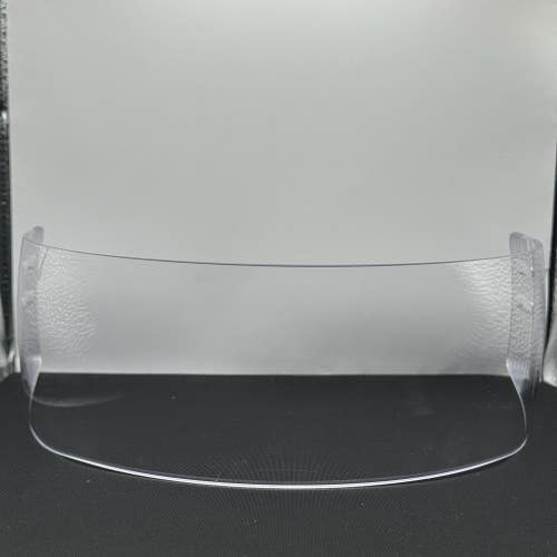 Oakley Pro Stock Hockey Helmet Straight Cut Visor Half Shield No Decal