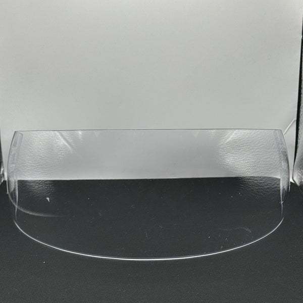 Bauer Pro Stock Hockey Helmet Straight Cut Visor Half Shield Decal Residue 2