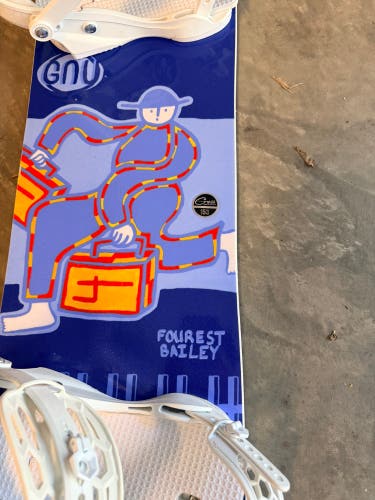 GNU fourest bailey 4 Snowboard Freestyle Without Bindings Directional 153 cm (Used)