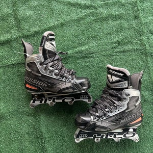 Junior Mission Inhaler NLS3 Inline Skates Wide Width Size 3.5 (Used)