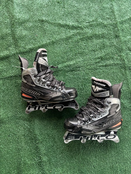Junior Mission Inhaler NLS3 Inline Skates Wide Width Size 3.5 (Used)