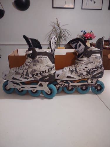 Mission Inhaler WM03 Inline Skates Wide Width Size 9 (Used)