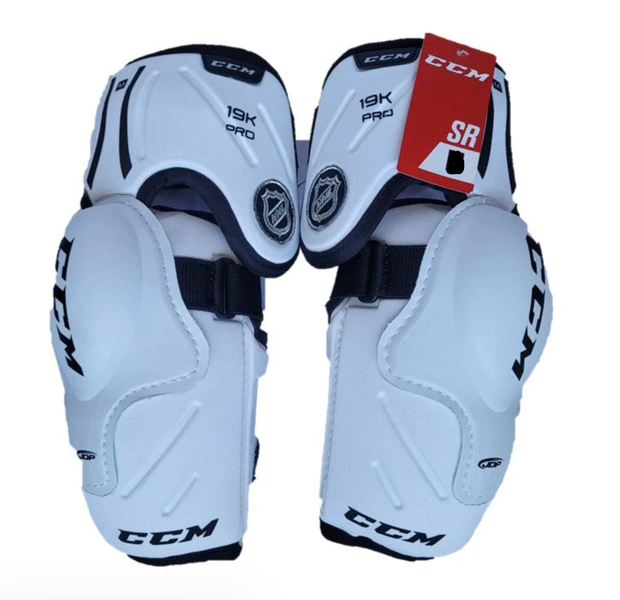 New CCM 19K Pro Stock Elbow Pads - Large