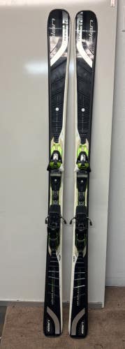 Elan Amphibio 82XTi 176cm 128-82-109 r=17.4m Skis Fusion 12 Adjustable Bindings