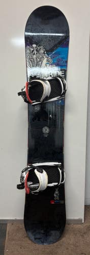 RIDE Highlife 164cm Wide Rocker All-Mtn Snowboard K2 Cinch CTS Bindings L CLEAN