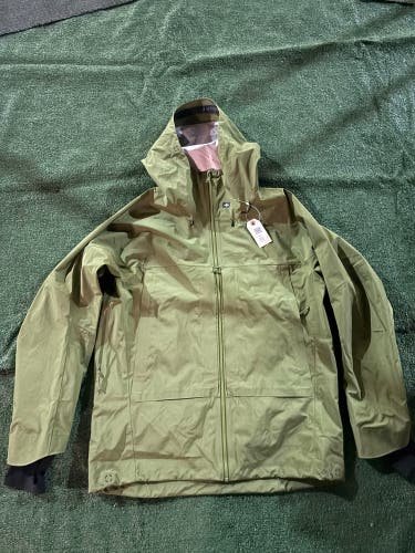 Green Men's Large Skyline Fuse 3L Hardshell Jacket