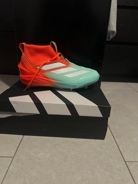 Green Men's Size M 11.0 (W 12.0) Adult Adidas Adizero High Top Metal (New)