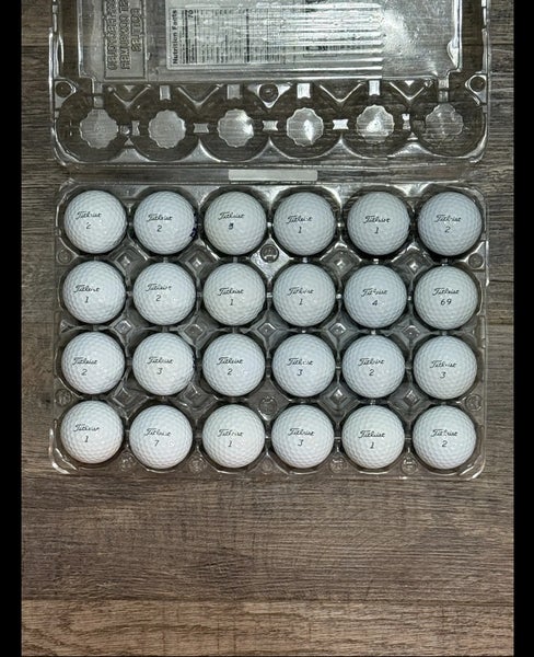 24 Titleist Pro V1 Golf Balls - 2025 MODEL ONLY, 4A Near-Mint Condition