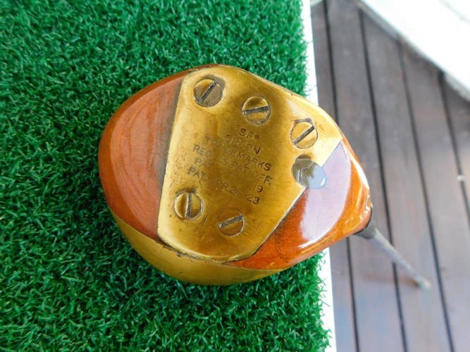 VINTAGE J LAWSON Yard More INLAY Persimmon Spoon Fairway Wood