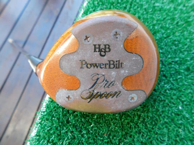 1980s H&B POWERBILT CITATION PRO SPOON Persimmon FW Wood