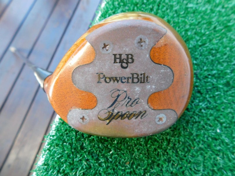 1980s H&B POWERBILT CITATION PRO SPOON Persimmon FW Wood