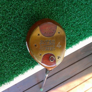 1957 MacGregor Tourney Super Eye-O-Matic R75w Persimmon 4-Wood