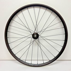 GXD 1.0 28-Spoke Black Aluminum Disc Brake Tubeless Thru Axle 700C Front Wheel