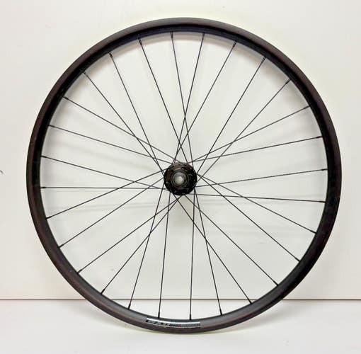 GXD 1.0 28-Spoke Black Aluminum Disc Brake Tubeless Thru Axle 700C Front Wheel