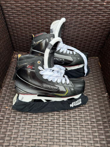 NHL SPEC! 2019 Bauer Vapor 2X Pro Hockey Goalie Skates Regular Width Pro Stock 9