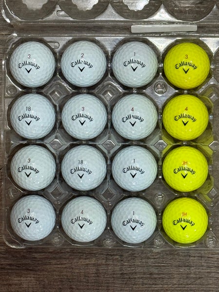 16 Callaway Chrome Tour Golf Balls - 5A Mint Condition Only