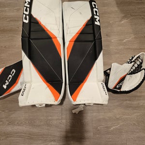 34" +1.5 2024 CCM Extreme Flex 6.9 Regular Goalie Full Set (Used)