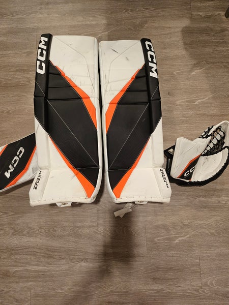 34" +1.5 2024 CCM Extreme Flex 6.9 Regular Goalie Full Set (Used)