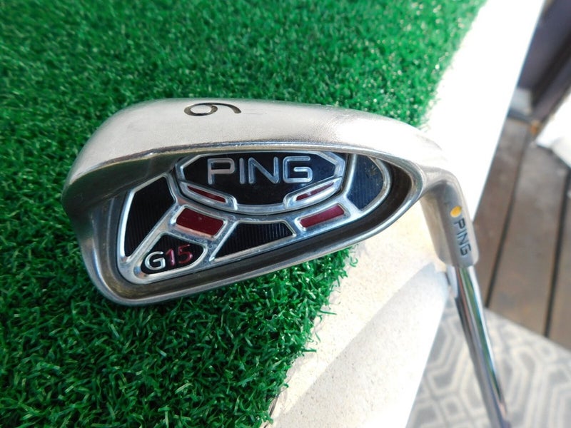 Ping G15 6-Iron Yellow Dot w/ Ping AWT Stiff Flex Shaft