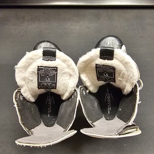 Reebok White k Hockey Skates Regular Width Size 1.5 (Used)