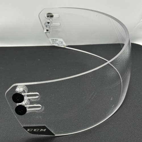 CCM Pro Stock Hockey Helmet Straight Cut Visor Half Shield Non Certified VR31