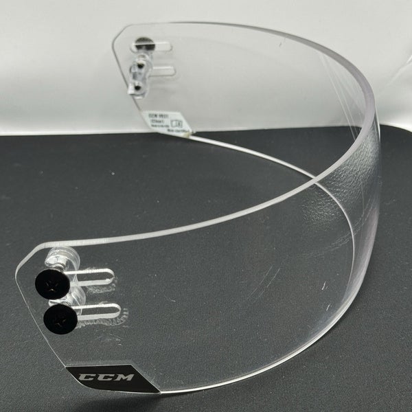 CCM Pro Stock Hockey Helmet Straight Cut Visor Half Shield Non Certified VR31