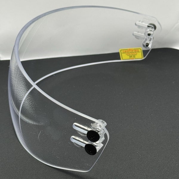 CCM Pro Stock Hockey Helmet Straight Cut Visor Half Shield Certified SM-45