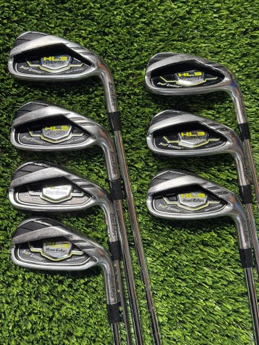 Tour Edge HL3 hot launch Iron Set 4-Pw Stiff Flex KBS Tour Steel Shafts RH +1”