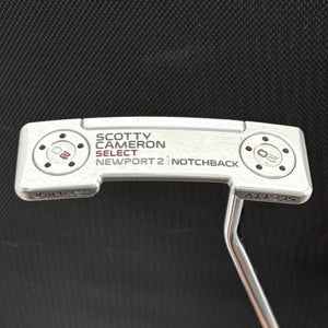 SCOTTY CAMERON SELECT NEWPORT 2 NOTCHBACK PUTTER (33.5) + HEADCOVER