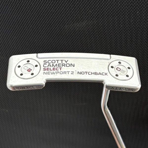 SCOTTY CAMERON SELECT NEWPORT 2 NOTCHBACK PUTTER (33.5) + HEADCOVER