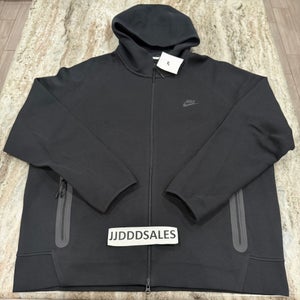 Nike Sportswear Tech Fleece Full Zip Hoodie Black FB7921-010 Men's Size 2XL

New With Tags